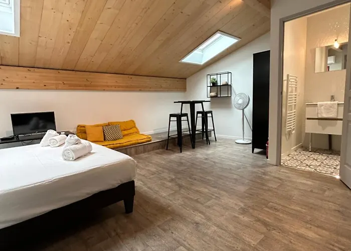 Appartamento Avec Belle Pierre Et Climatisation Pour 2 Personnes Bordeaux